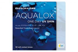 アクアロックスワンデーUVシン 90枚<br>￥8,030　<img src="https://uedacontact.co.jp/wp/wp-content/uploads/2018/03/dosuu.png"></img>
